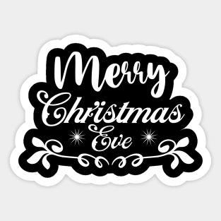 Merry Christmas Eve Funny Ugly Xmas Ugly Christmas Sticker